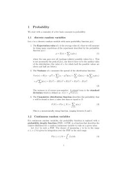 1 Probability