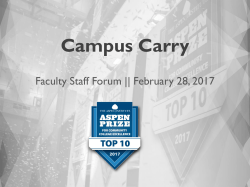 Campus Carry - Odessa College