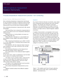 ABB temperature measurement Radiation thermometry
