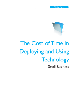 Small Business TCO White Paper