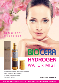 biocera hydrogen water mist (manual)