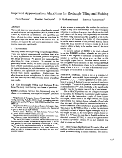 Improved Approximation Algorithms for Rectangle Tiling and Packing