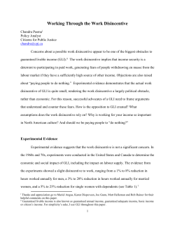 April 2009 - The US Basic Income Guarantee Network