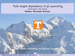 Path length dependence of jet quenching