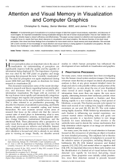Attention and Visual Memory in Visualization and Computer Graphics