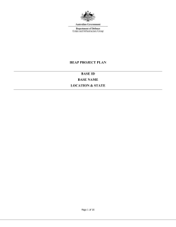 Site Project Plan