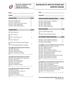 A-AH Graphic Design Degree Worksheet 3