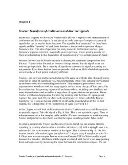 Fourier Transform of aperiodic and periodic signals