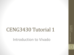 CENG3430 Tutorial 1