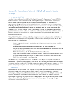 the RFEOI () - Canadian Nuclear Laboratories