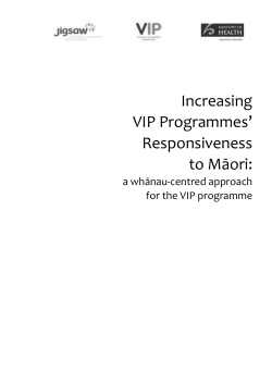 Increasing VIP Programmes` Reasponsiveness
