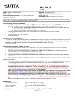 Syllabus