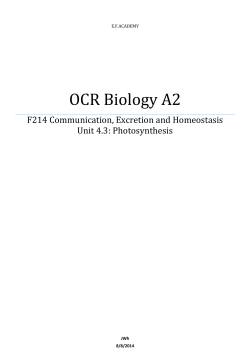 OCR Biology A2