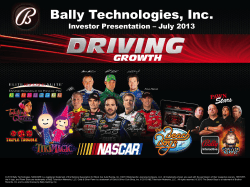 Bally Technologies, Inc. - Investor Relations Solutions