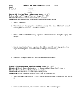 H.Bio Unit 8 Evol. study guide