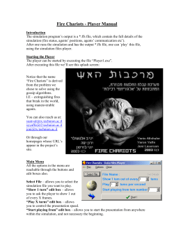Player Manual - CS, Technion
