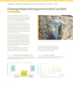 Drainage Water Management in the Corn Belt