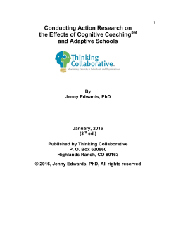 Conducting Action Research on the Effects of Cognitive Coaching