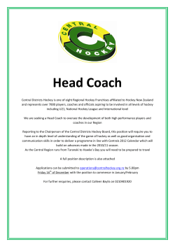 Head Coach Ad