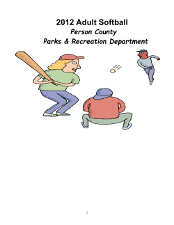 Adult Women`s Softball