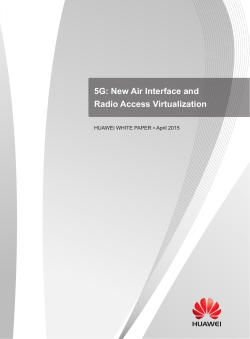 5G: New Air Interface and Radio Access Virtualization