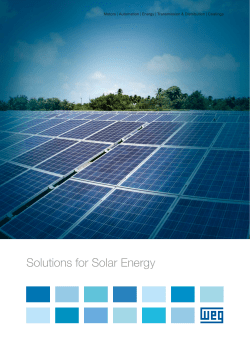 Solutions for Solar Energy