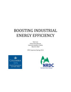 boosting industrial energy efficiency