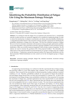 Identifying the Probability Distribution of Fatigue Life Using