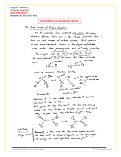 odd number of valence electrons