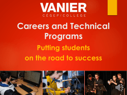 Careers and Technical Programs