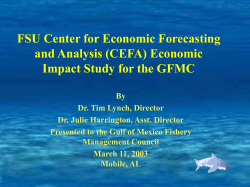 Economic Impact Study for the GFMC