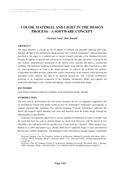 ic-232 color, material and light in the design process