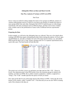 Allelopathy Root Shoot Length ANOVA analysis