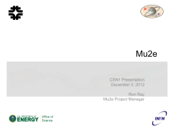 Slides - Agenda INFN - Istituto Nazionale di Fisica Nucleare