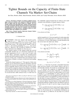 Tighter Bounds on the Capacity of Finite-State Channels
