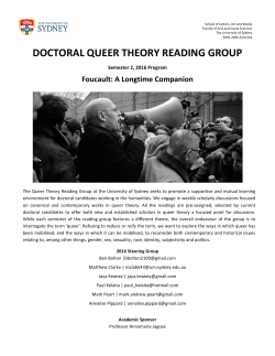 doctoral queer theory reading group