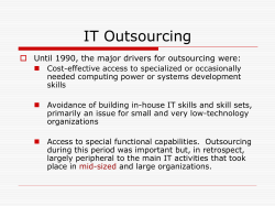 Ford Motor Company: Supply Chain Strategy