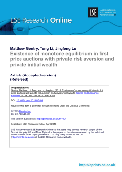 Existence of monotone equilibrium in first price auctions with private