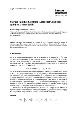 Sperner families satisfying additional conditions and their convex hulls