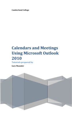 Calendars and Meetings Using Microsoft