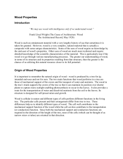 Wood Properties – document