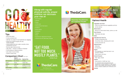 eat food. not too much. mostly plants.