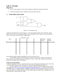 Lab 2: Circuits