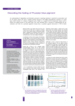 Decoding the fading of Prussian blue pigment