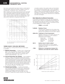 technical tasks, heat loss has bee