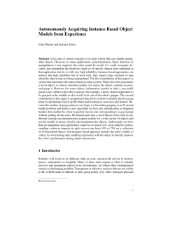 Autonomously Acquiring Instance