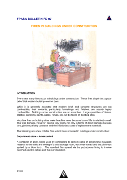 FD 07 - Fires in buildings under construction