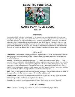 CEFL LIVING RULES