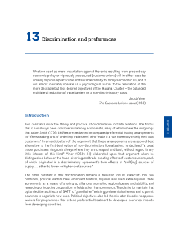 Discrimination and preferences