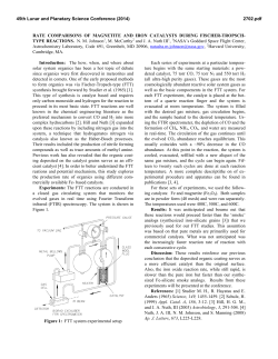 Rate Comparisons of Magnetite and Iron Catalysts During Fischer